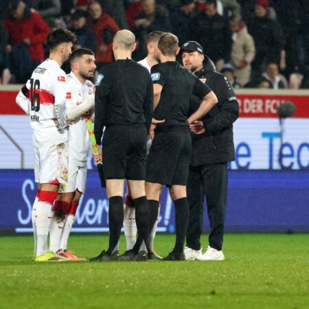 „Irgendeiner, der in Köln sitzt und Kaffee trinkt“: VAR-Frust beim VfB