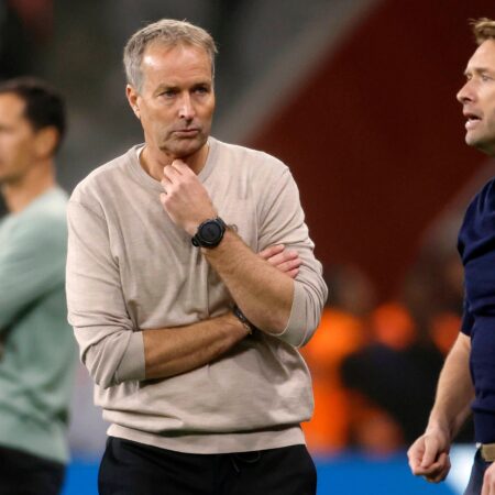 Jobgarantie und Durchhalteparolen: Rolfes stützt Hjulmand