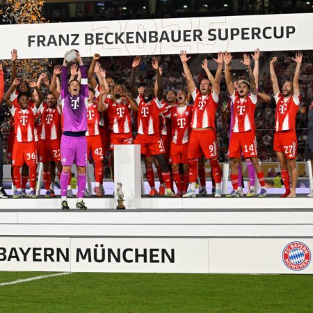 Bayern im Franz-Beckenbauer-Supercup 2026 gegen den BVB